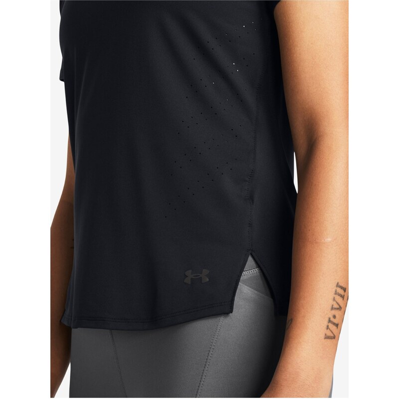 Čierne dámské tričko Under Armour UA Launch Elite Shortsleeve