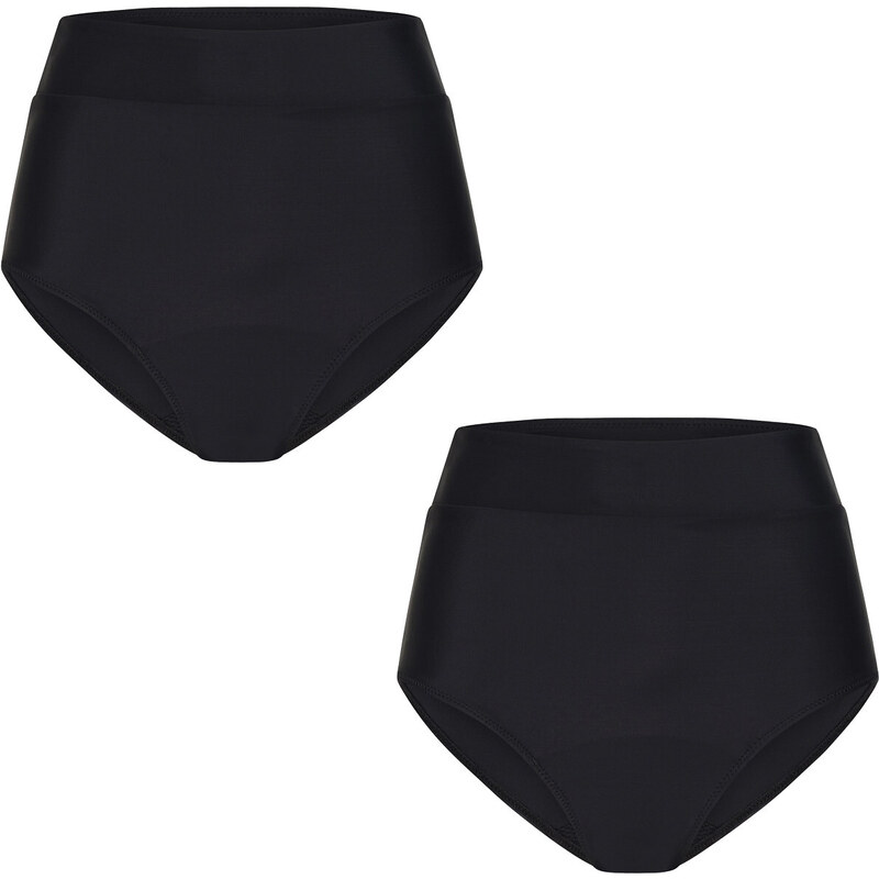 2PACK Menstruační plavky Modibodi Hi-Waist Bikini Brief spodní díl (MODI5008)