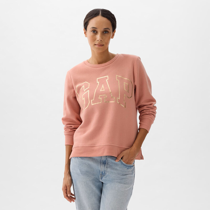 Dámská mikina GAP Logo Sweatshirt Pink Rosette 16-1518
