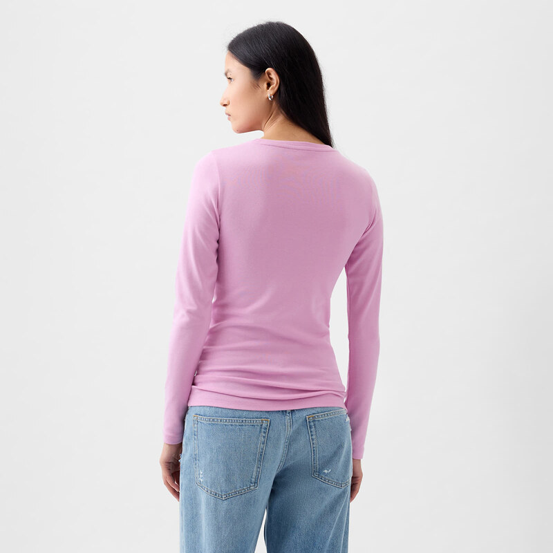 Top GAP Longsleeve Crewneck Modal Top Sugar Pink