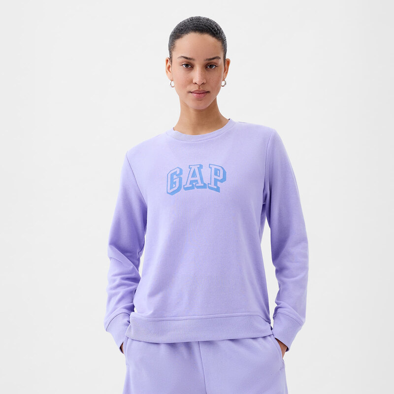 Dámská mikina GAP Logo Sweatshirt Fresh Lavender