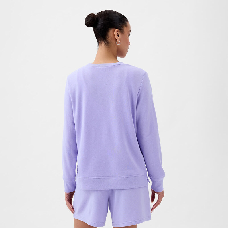 Dámská mikina GAP Logo Sweatshirt Fresh Lavender