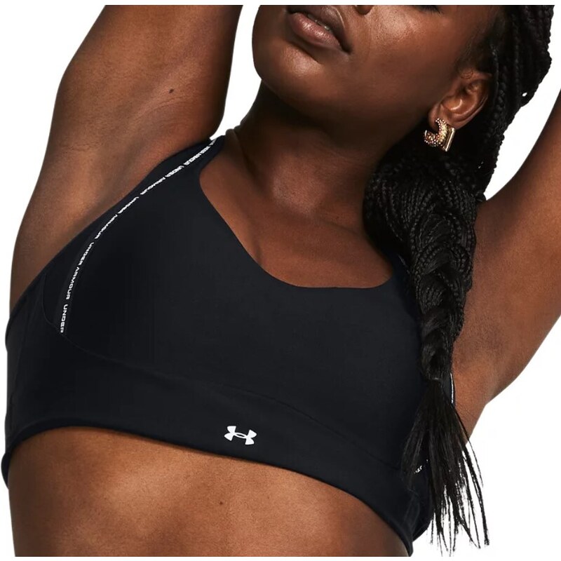 Podprsenka Under Armour UA Infinity Low 2.0Strap Bra-BLK 1384128-001