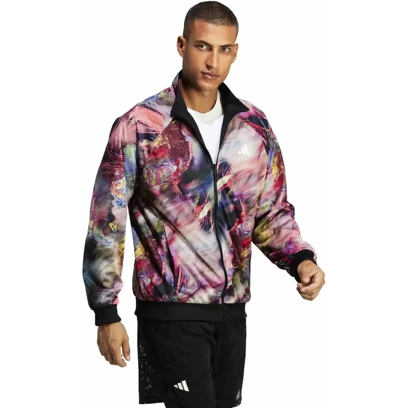 Pánská bunda adidas Melbourne Tennis Stretch Woven Jacket Multicolor/Black L