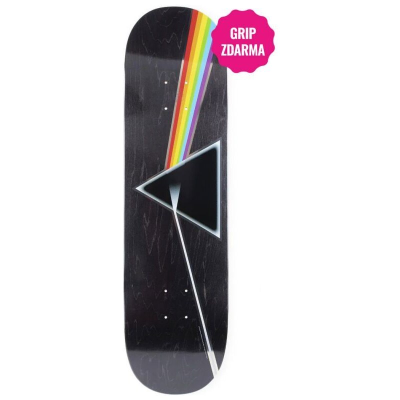 SK8 DESKA HABITAT Pink Floyd Dark Side o - černá -