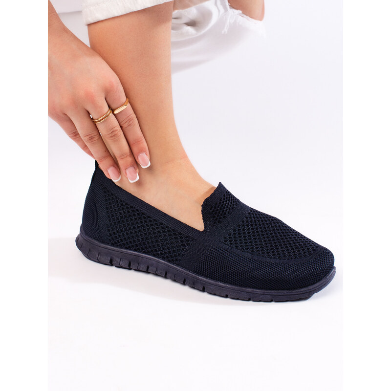 Shelvt Nazouvací tenisky slip on tmavě modré