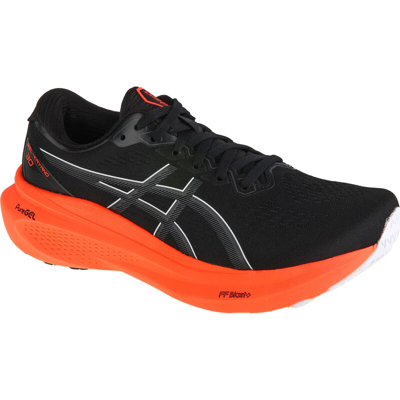 ČERNO-ORANŽOVÉ BĚŽECKÉ BOTY ASICS GEL-KAYANO 30 Černá