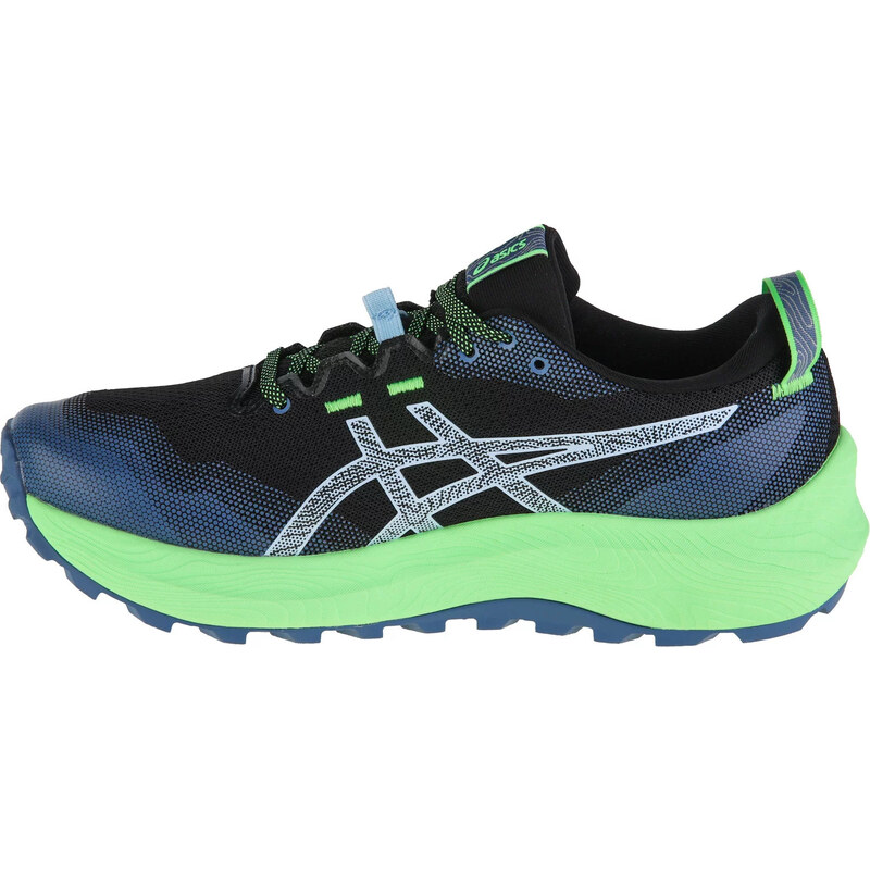 ČERNO-ZELENÉ TRAILOVÉ BOTY ASICS GEL-TRABUCO 12 Černá