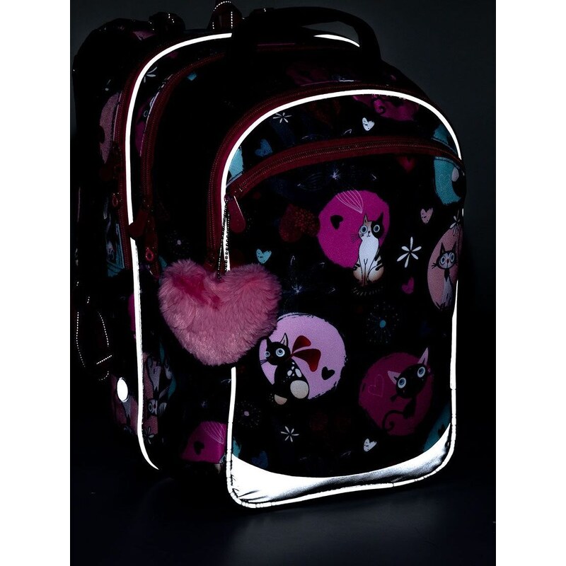 Školní batoh s kočkami Topgal COCO 22054