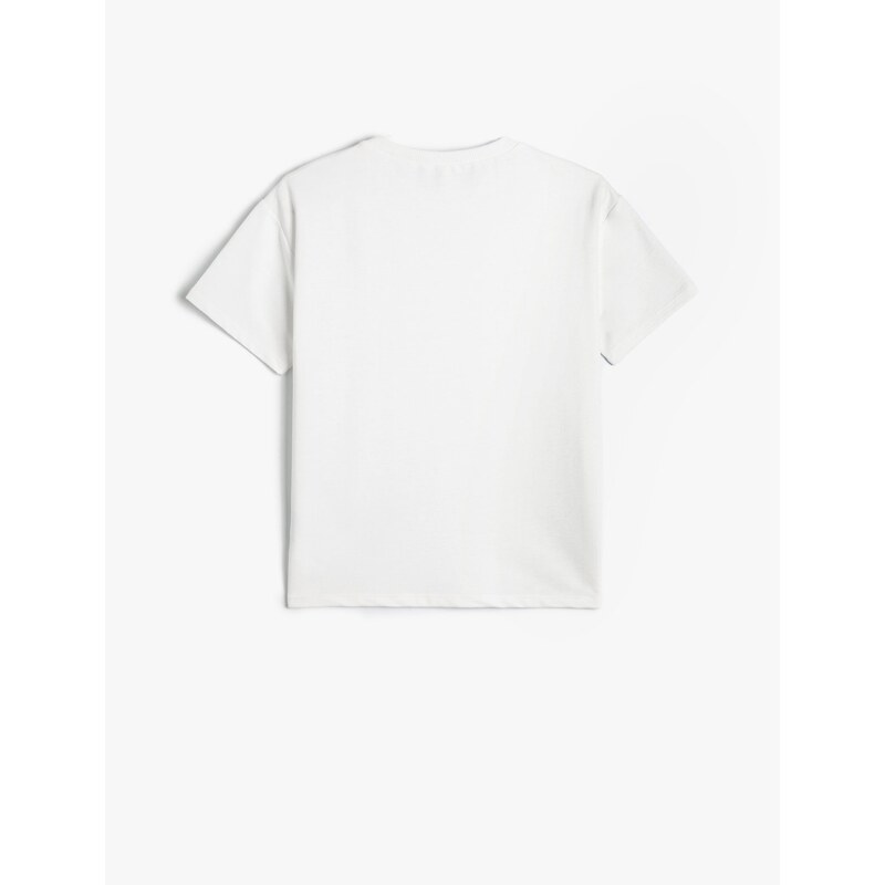 Koton Basic T-Shirt Short Sleeved Crew Neck