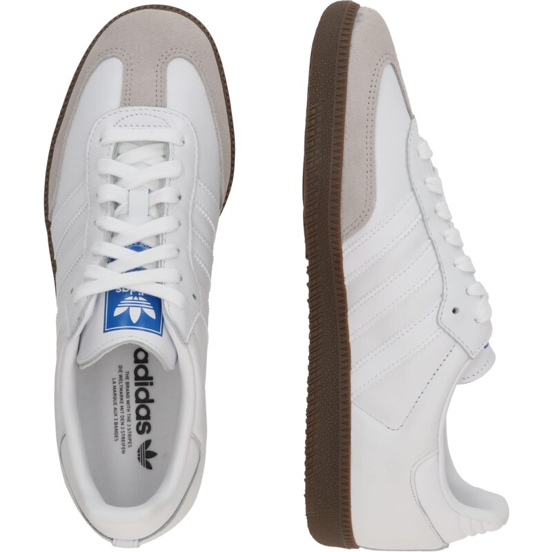 ADIDAS ORIGINALS Tenisky Samba tělová / zlatá / bílá