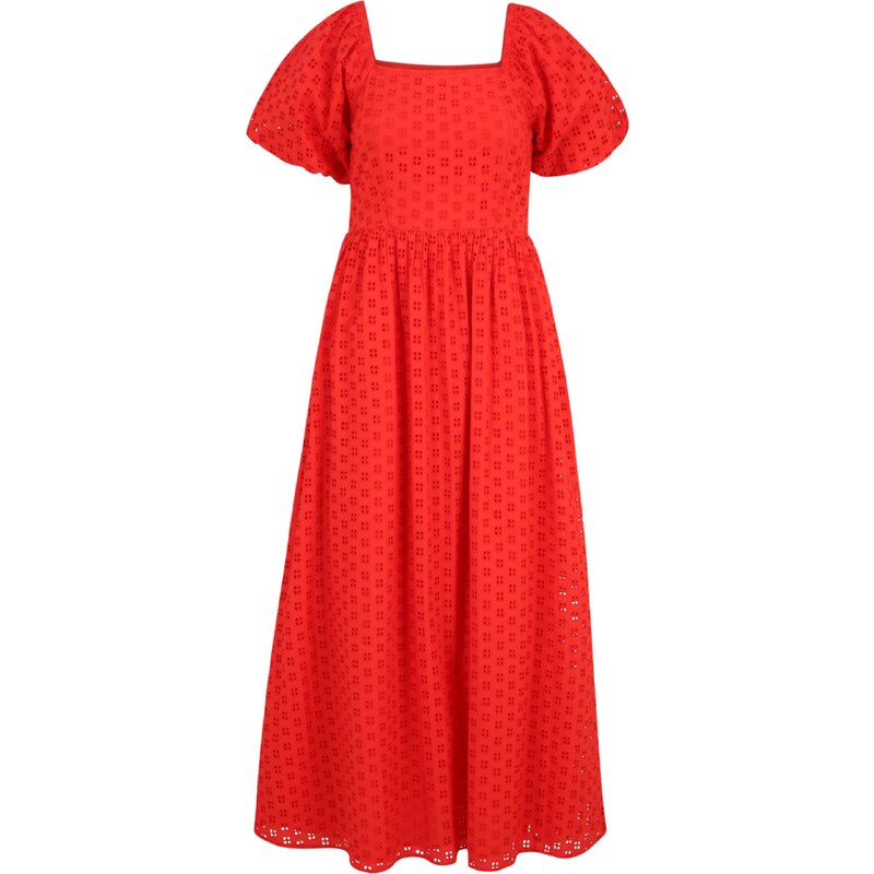 Selected Femme Tall Šaty ANELLI ohnivá červená
