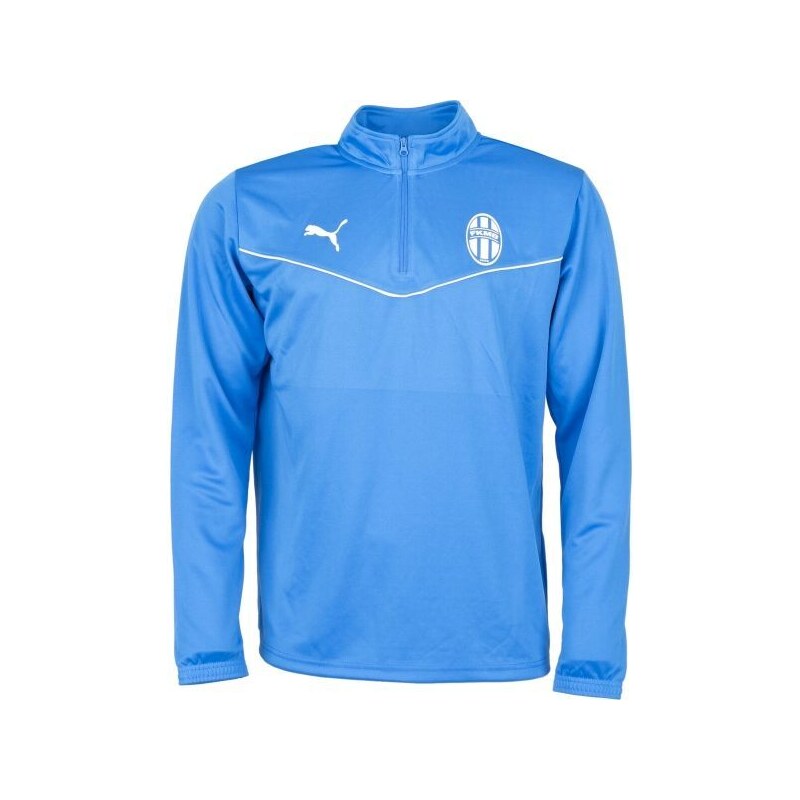 Puma TEAMRISE 1/4 ZIP TOP FK MLADÁ BOLESLAV Pánská mikina