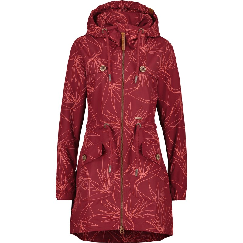 alife & kickin Přechodová parka Charlotte pink / brusinková 93023854