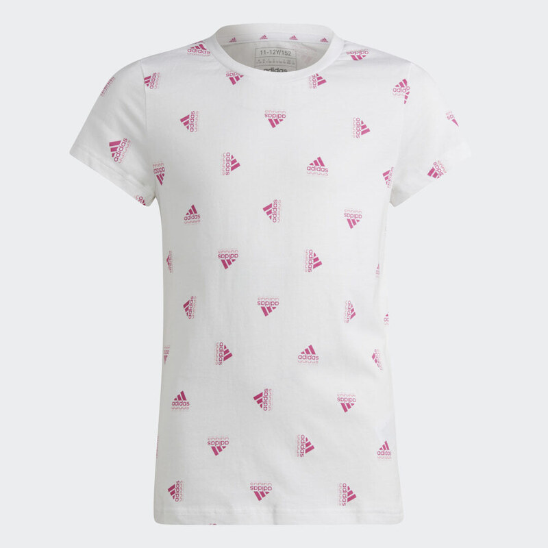 Adidas Brand Love Print Cotton T-Shirt
