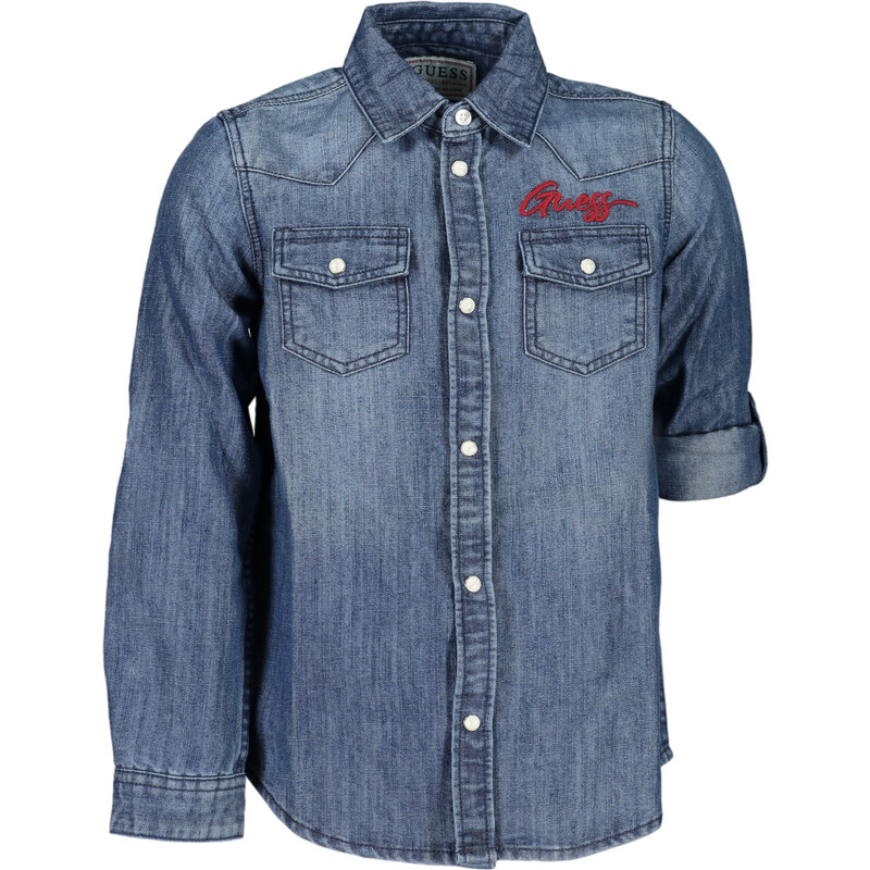 GUESS JEANS Dětská džínová košile Guess