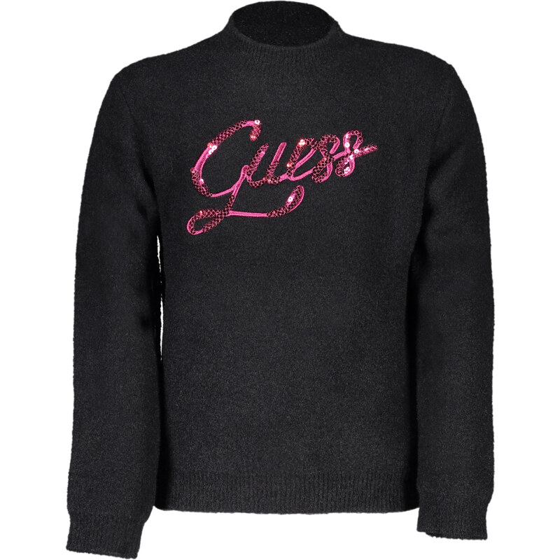 GUESS JEANS Černý dívčí svetr Guess