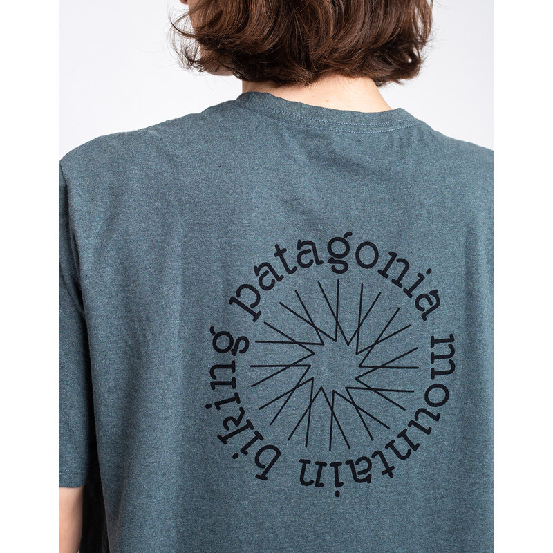 Patagonia M's Spoke Stencil Responsibili-Tee Nouveau Green