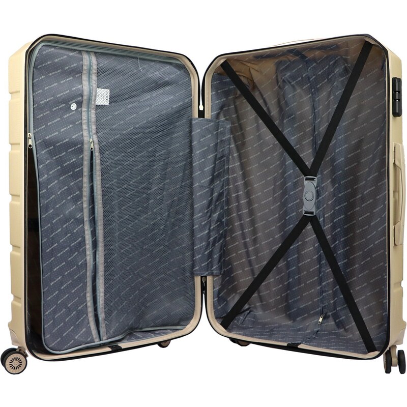 Sada cestovních kufrů Pierre Cardin MED04 x3 Z béžová