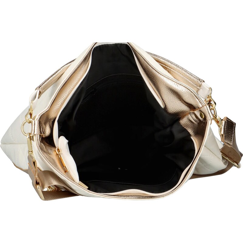 Laura Biaggi Luxusní dámská kabelka do ruky Harvey, bílá