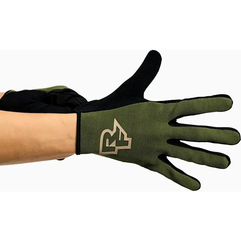 Cyklistické rukavice Race Face Trigger zelené