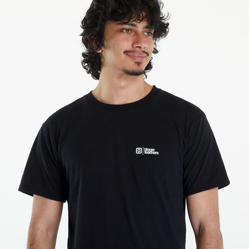 Pánské tričko Horsefeathers Rooter T-Shirt Black