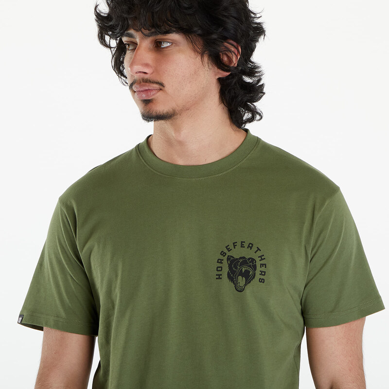 Pánské tričko Horsefeathers Roar II T-Shirt Loden Green