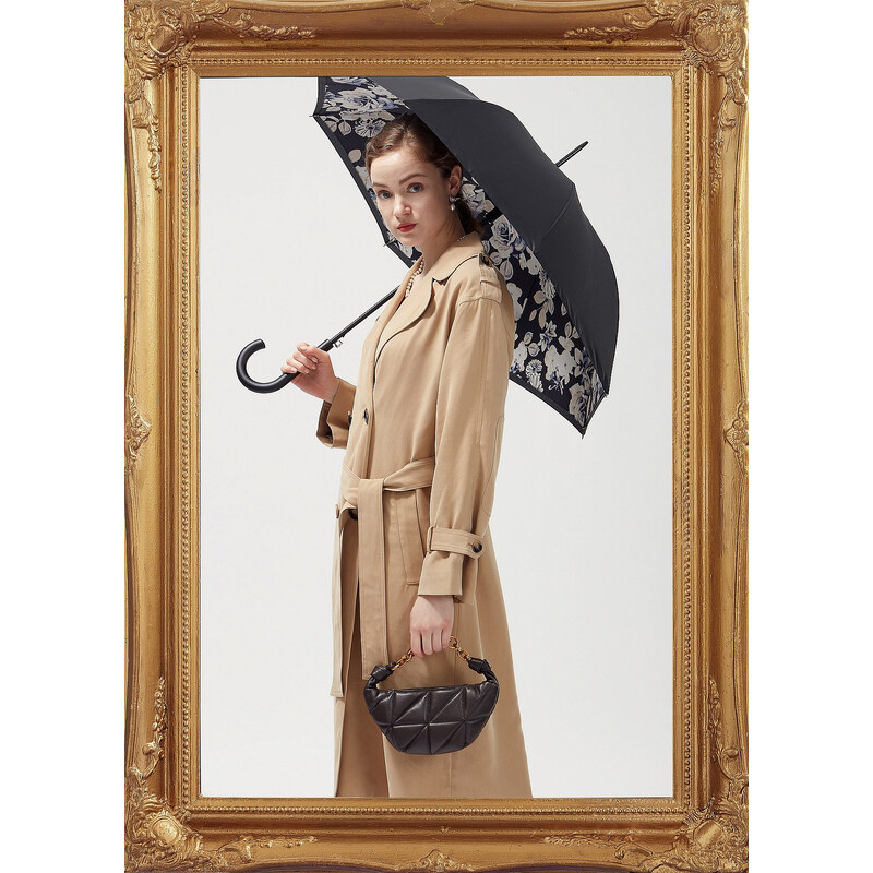 Fulton dámský holový deštník Bloomsbury 2 MONO FLORAL L754