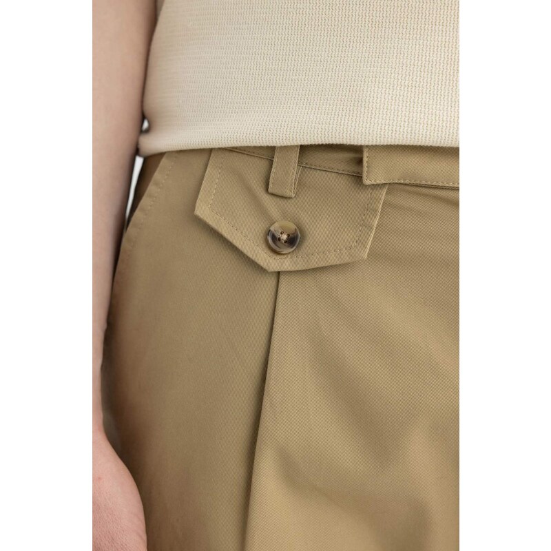 DEFACTO Tapered Fit Double Hem Twill Trousers