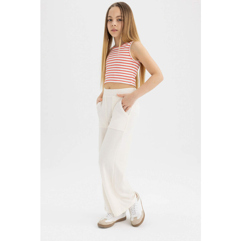 DEFACTO Girl Wide Leg Premium Trousers