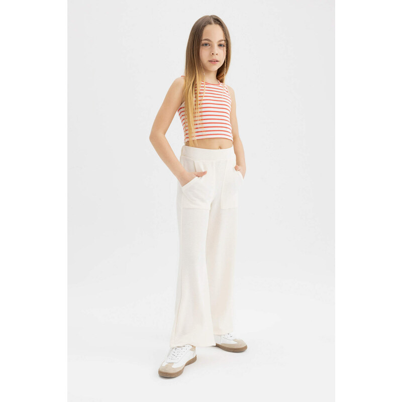 DEFACTO Girl Wide Leg Premium Trousers