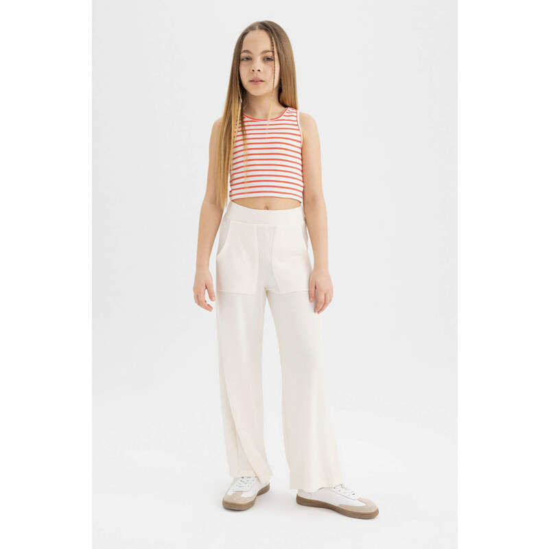 DEFACTO Girl Wide Leg Premium Trousers