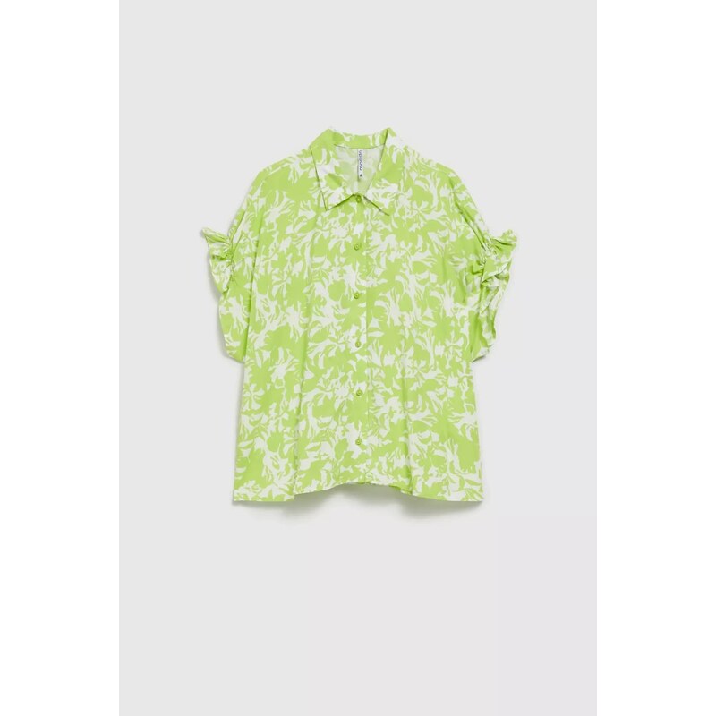 Dámská košile s krátkým rukávem MOODO - zelená