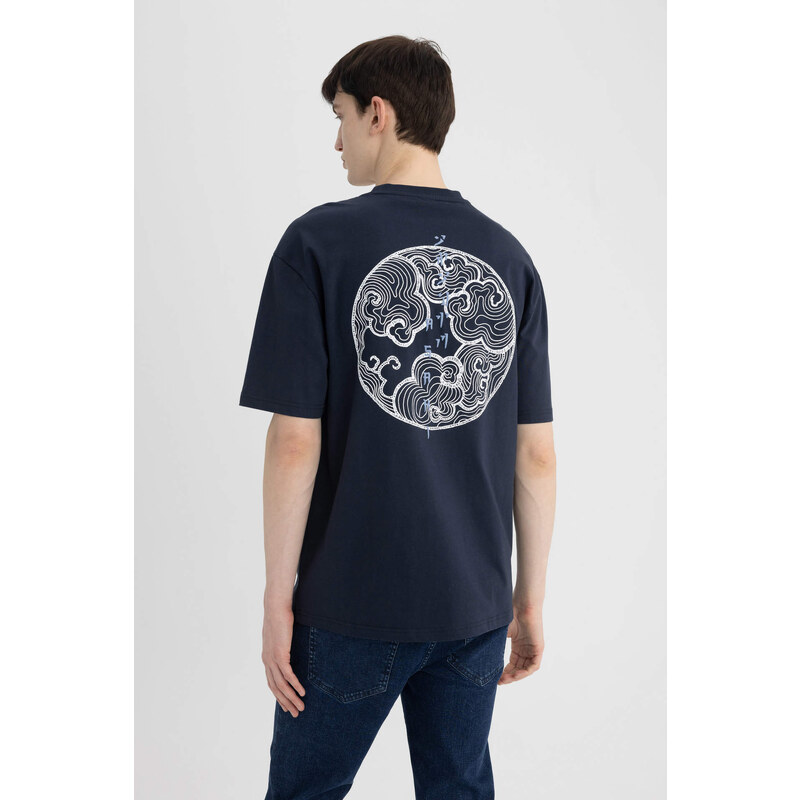 DEFACTO Relax Fit Crew Neck T-Shirt