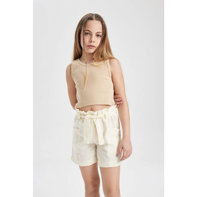 DEFACTO Girl Slim Fit Ribana Undershirt