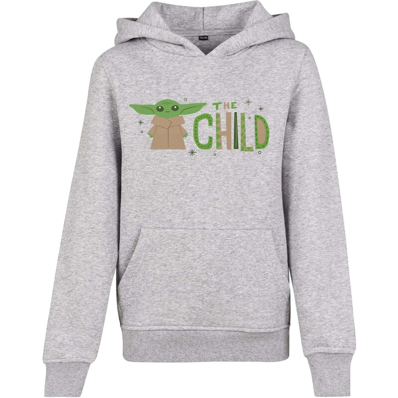 Mister Tee Mikina Mandalorian světle hnědá / šedá / zelená