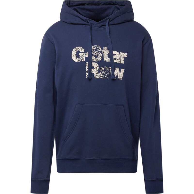 G-STAR Mikina béžová / tmavě modrá