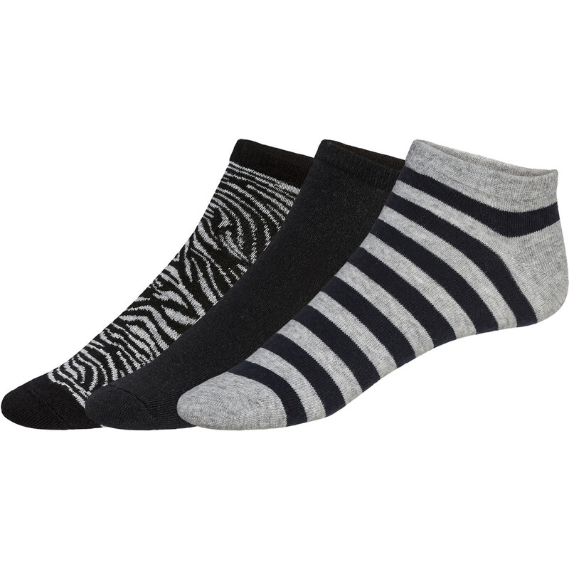 esmara Dámské nízké ponožky s BIO bavlnou3 páry