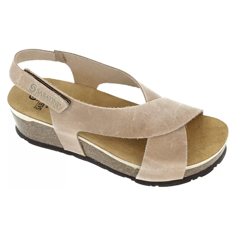 SABATINI dámský sandál 2411 CRAZY Beige 108803324