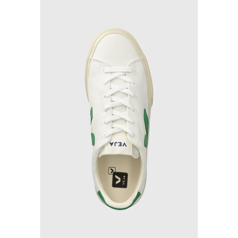 Sneakers boty Veja Campo CA bílá barva, CA0103144
