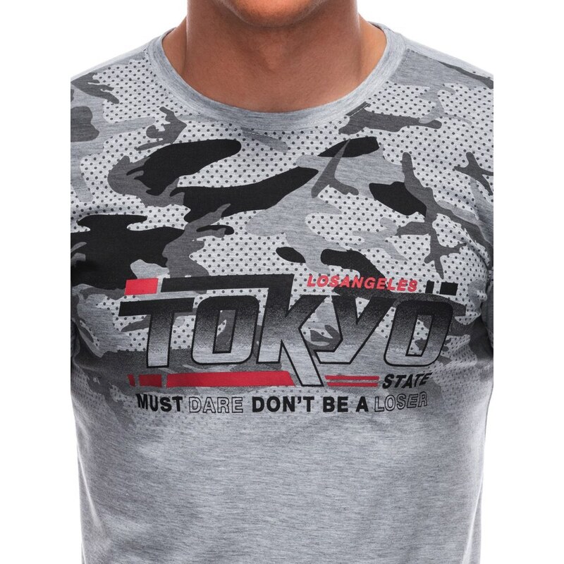 Inny Šedé tričko s nápisem Tokyo S1925