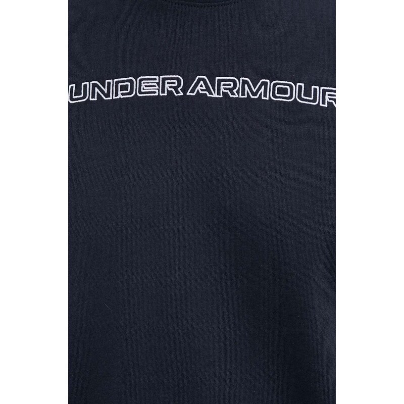 Tričko Under Armour černá barva, s aplikací