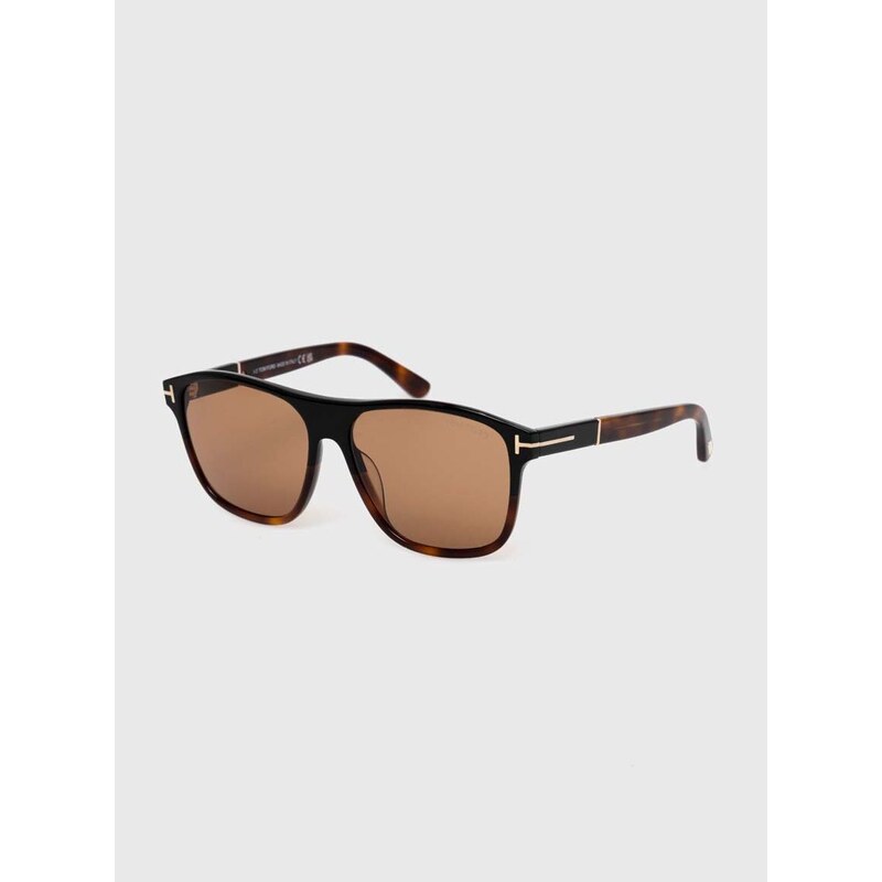 Sluneční brýle Tom Ford pánské, hnědá barva, FT1081_5805E