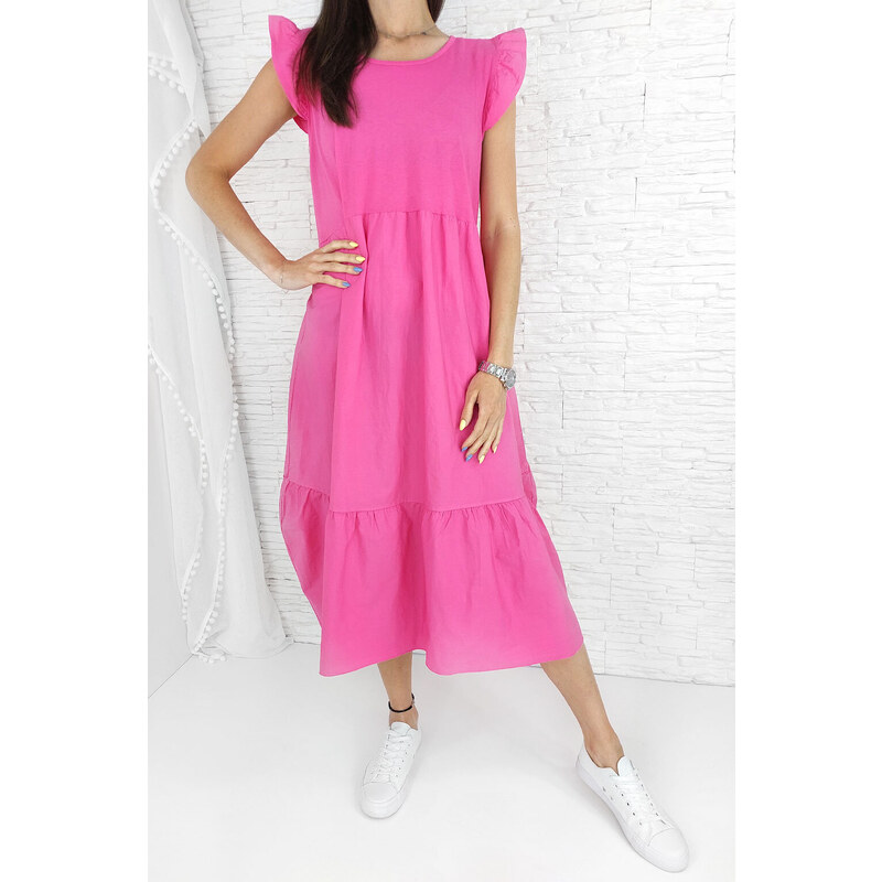 New collection Letní růžové šaty LA-20193FU 92282406