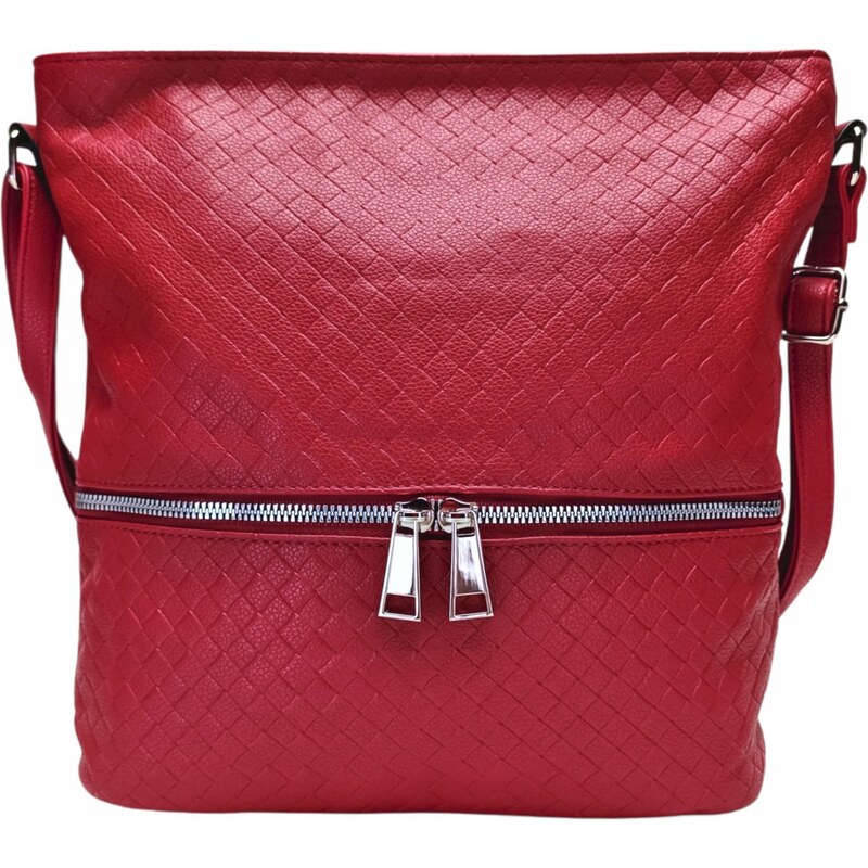 Tapple Tmavě červená crossbody kabelka se vzorem Tania