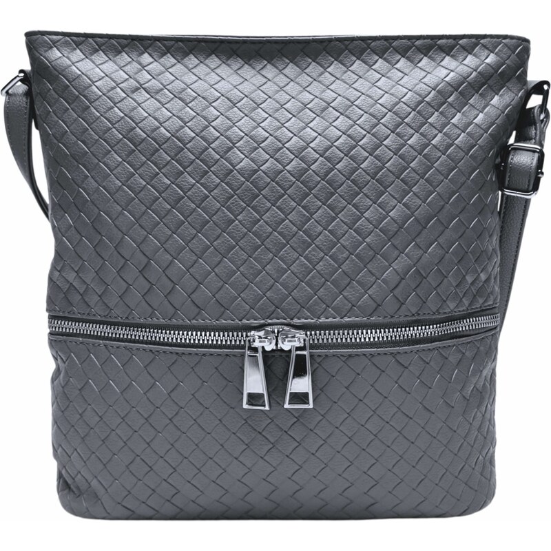 Tapple Středně šedá crossbody kabelka se vzorem