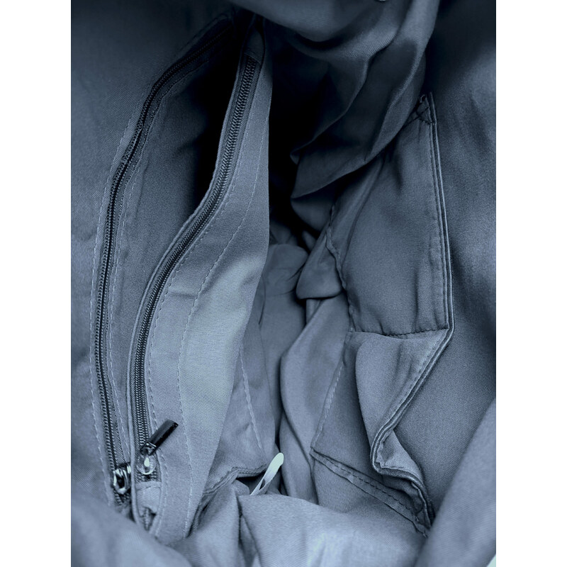 Bella Belly Stylový středně hnědý kabelko-batoh 2v1 s třásněmi