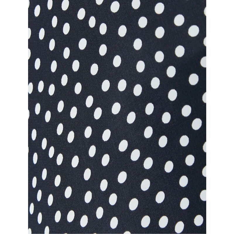 Koton Polka Dot Midi Skirt Viscose