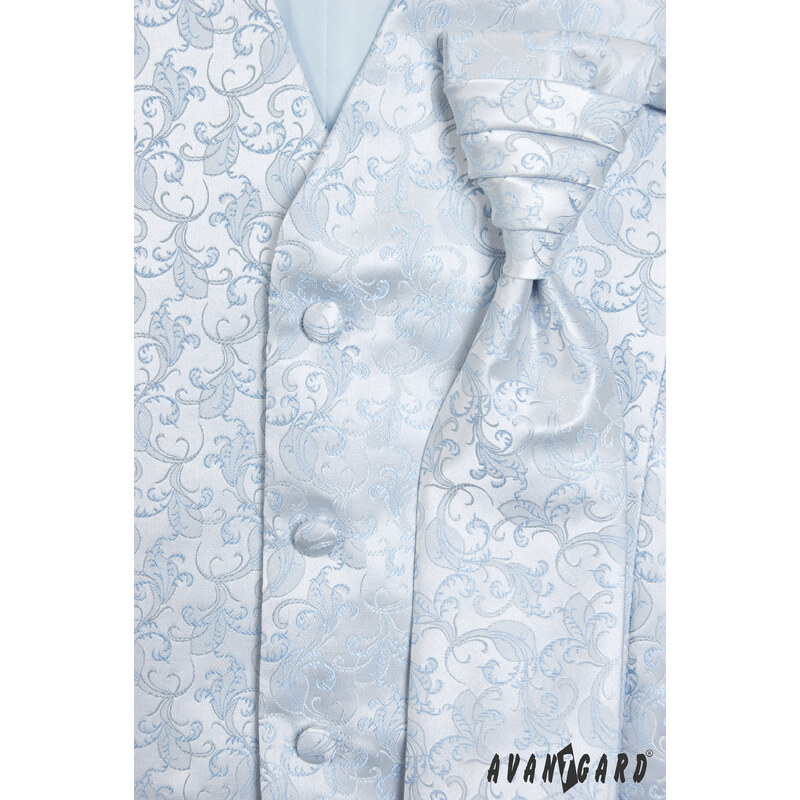 Svatební kravata Avantgard PREMIUM Modrá 577 27