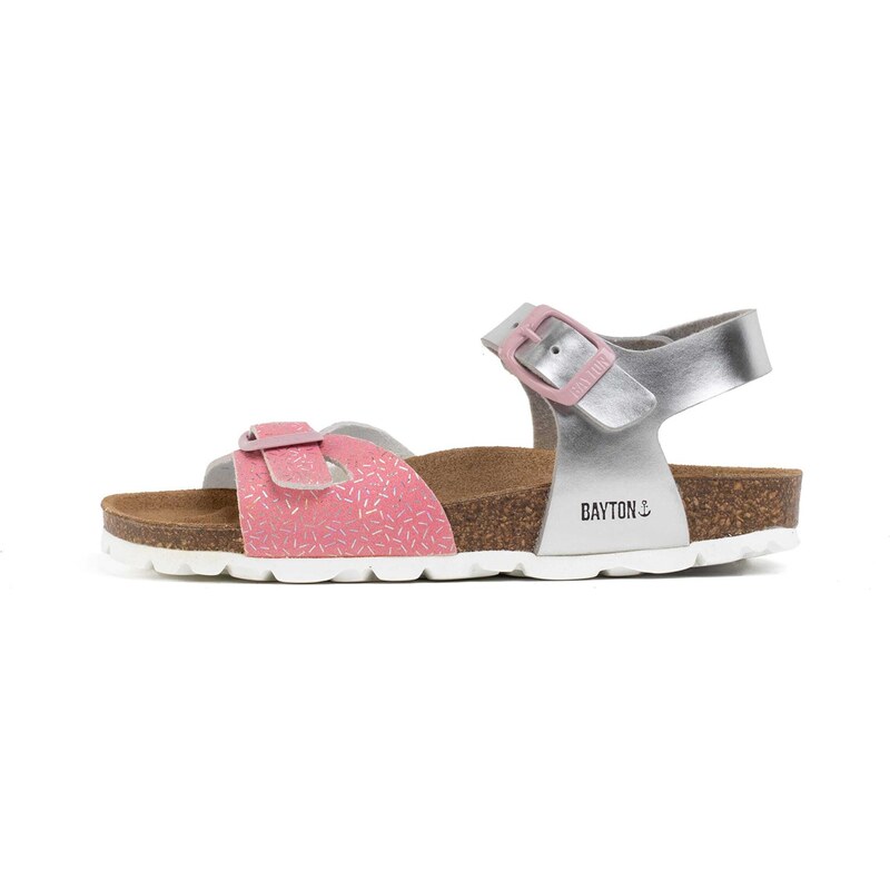 Bayton Sandály Pegase hnědá / pink / stříbrná / bílá